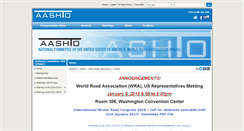 Desktop Screenshot of piarc.transportation.org