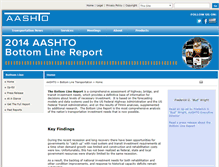 Tablet Screenshot of bottomline.transportation.org