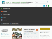 Tablet Screenshot of environment.transportation.org